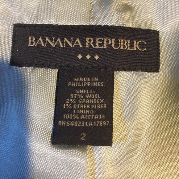 Banana Republic Women’s Classic Blazer - Gray (Size 2) - Picture 2 of 4